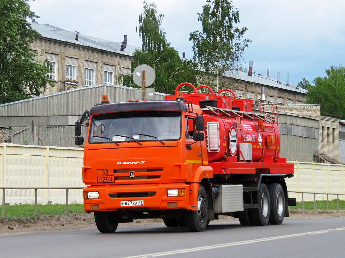 Кировская область, № В 877 ХА 43 — КамАЗ-65117-L4(19)