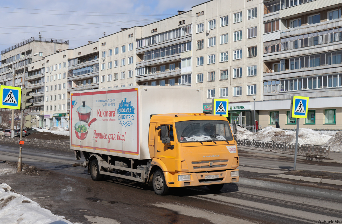 Красноярский край, № К 532 НХ 124 — КамАЗ-4308-R4(28)