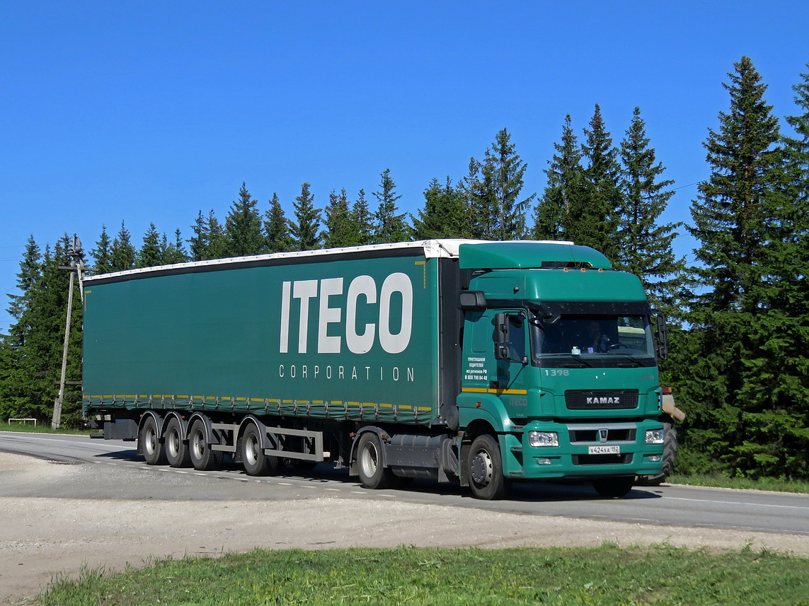 Нижегородская область, № 1398 — КамАЗ-5490-S5(87)