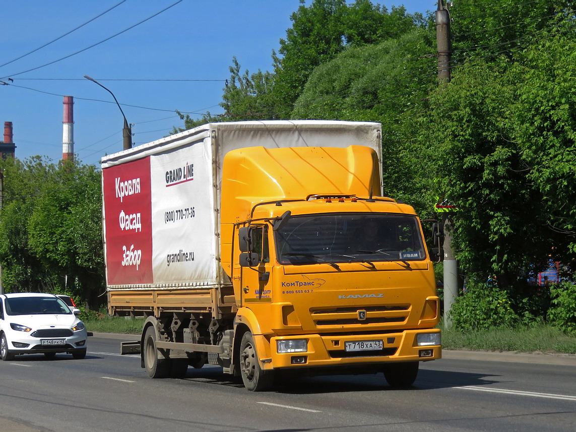 Кировская область, № Т 718 ХА 43 — КамАЗ-4308-R4(28)
