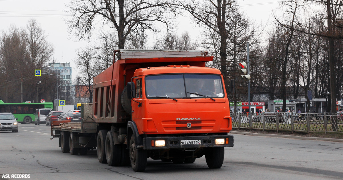 Псковская область, № В 624 ЕТ 60 — КамАЗ-65115-13 [65115N]