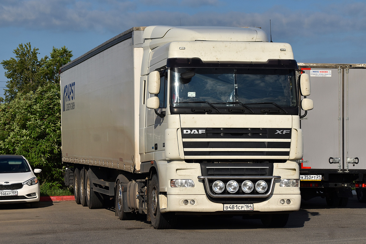 Саратовская область, № В 481 СР 164 — DAF XF105 FT