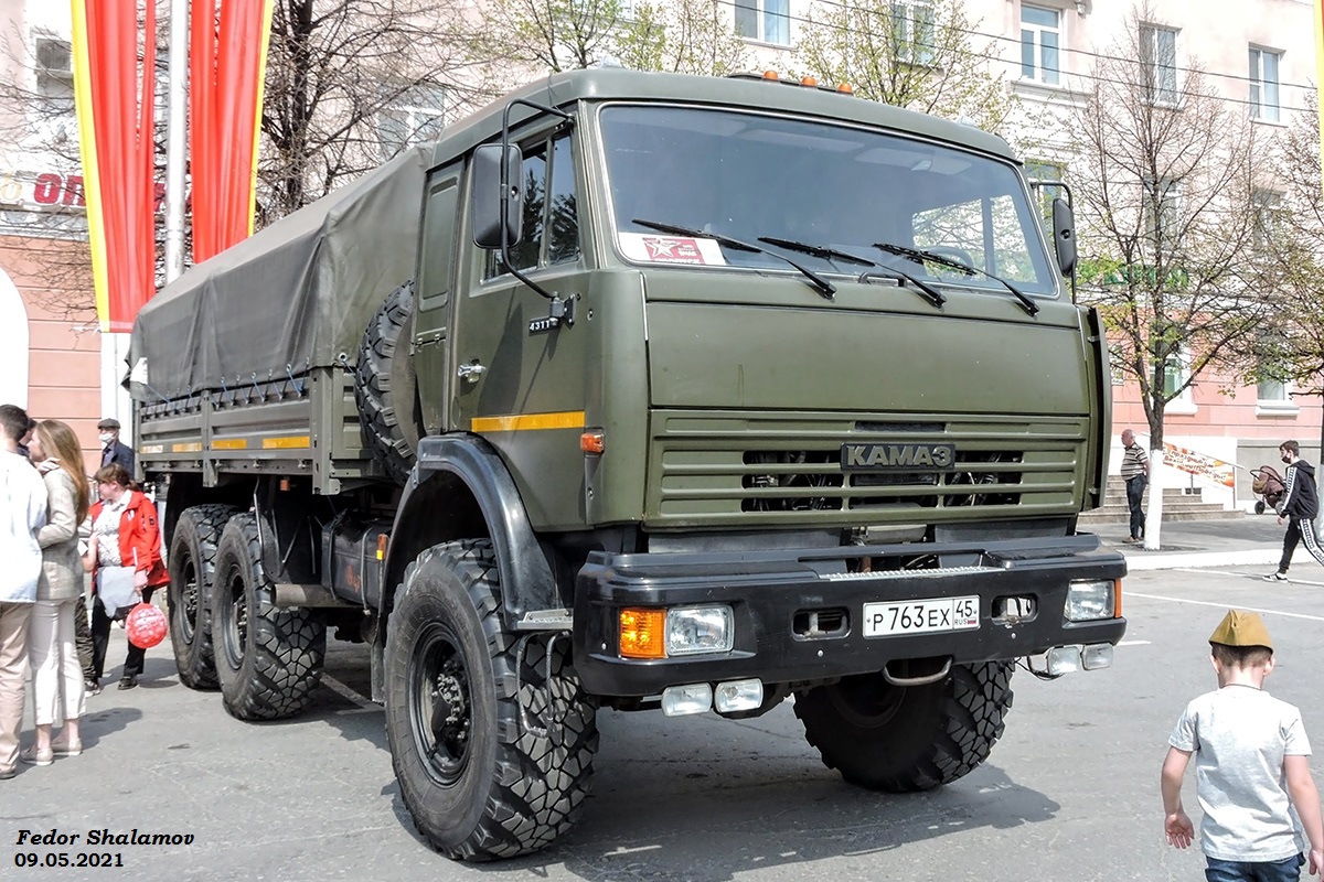 Курганская область, № Р 763 ЕХ 45 — КамАЗ-43114-15 [43114R]