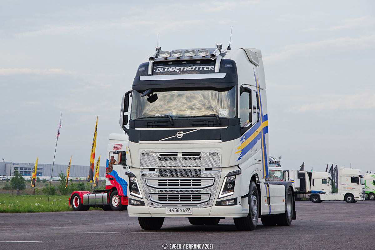 Алтайский край, № Н 456 ХА 22 — Volvo ('2012) FH.500 [X9P]; Московская область — Фестиваль Truckfest 2021 — май