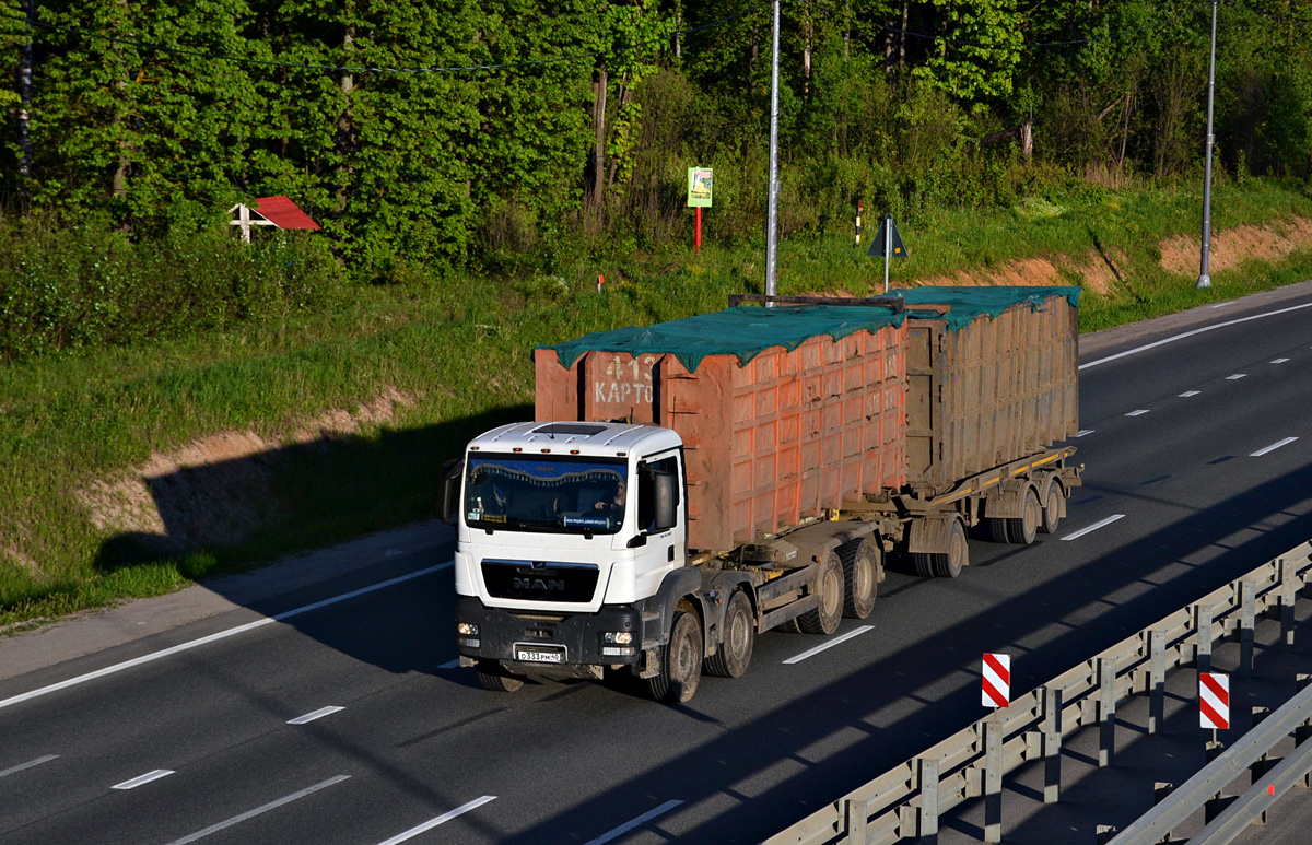 Калужская область, № О 333 РМ 40 — MAN TGS 41.400