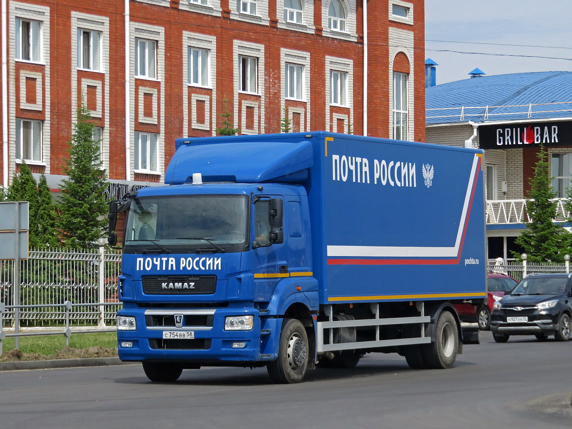 Пензенская область, № С 754 ВВ 58 — КамАЗ-5325-G5(69)