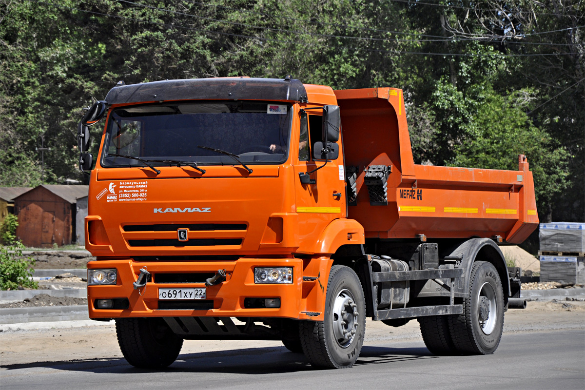 Алтайский край, № О 691 ХУ 22 — КамАЗ-53605-L4(19)