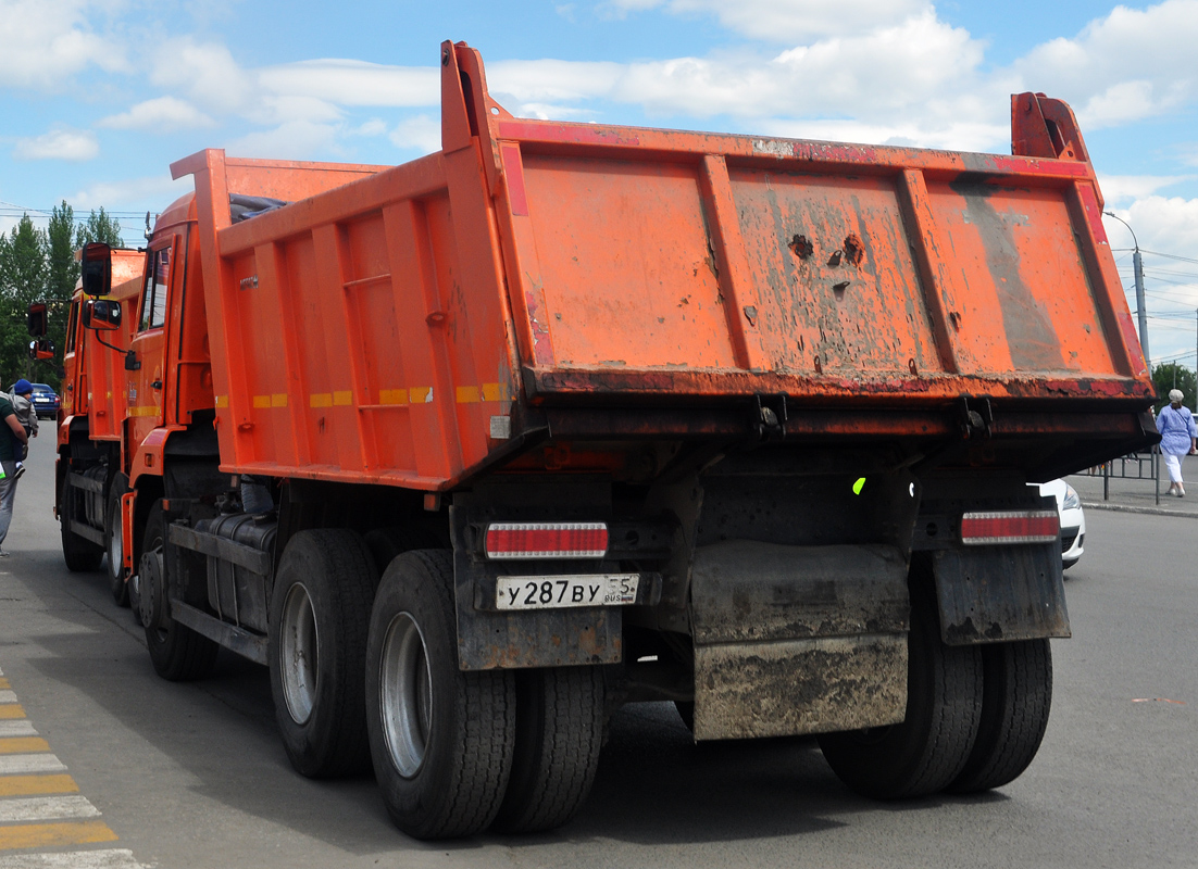 Омская область, № У 287 ВУ 55 — КамАЗ-65115-L4(19)