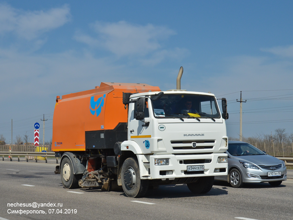 Тверская область, № А 544 СЕ 69 — КамАЗ-53605-L4(19)