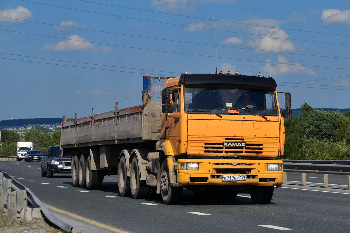 Пермский край, № В 919 НР 159 — КамАЗ-65116-62