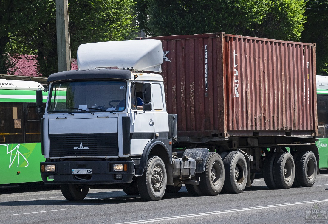 Алматы, № 670 JOB 02 — МАЗ-64229