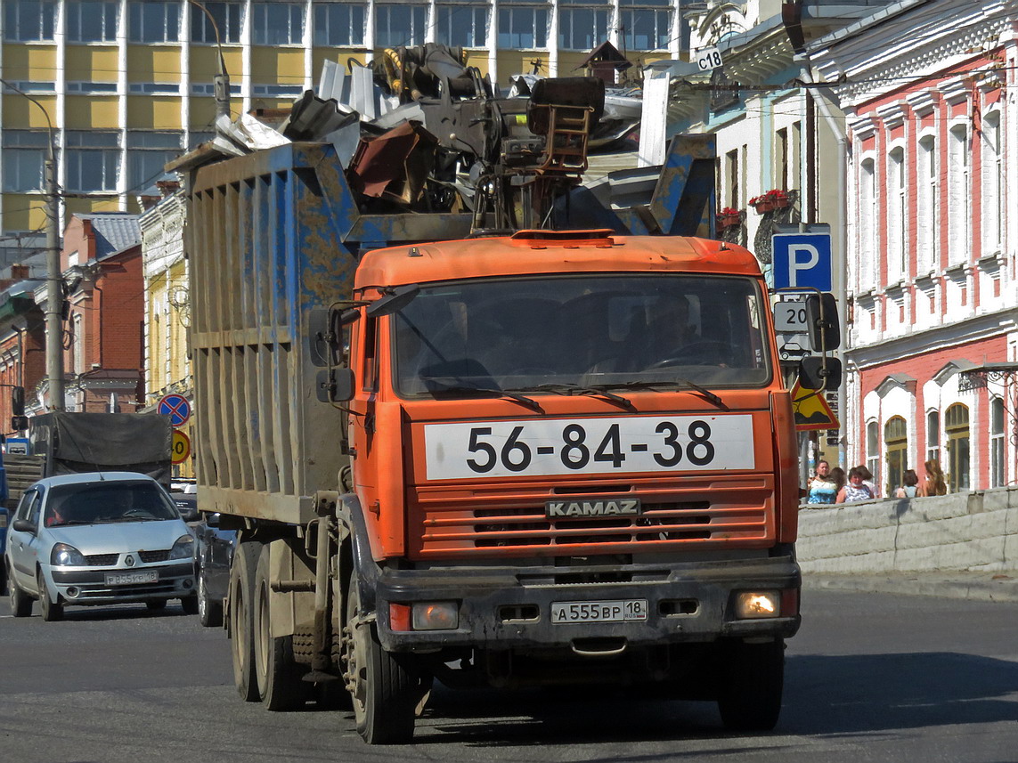 Удмуртия, № А 555 ВР 18 — КамАЗ-65115-D3(97)