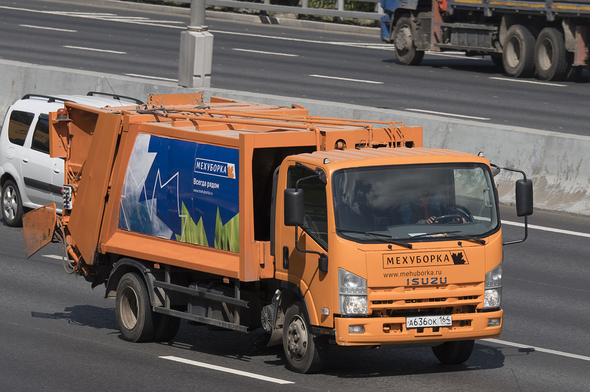 Москва, № А 636 ОК 164 — Isuzu NPR75 [Z7X]
