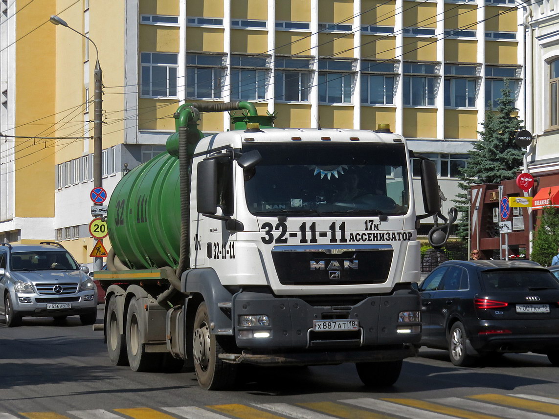 Удмуртия, № Х 887 АТ 18 — MAN TGS 33.440
