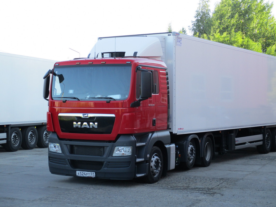 Мурманская область, № А 524 РТ 51 — MAN TGX ('2007) 26.400