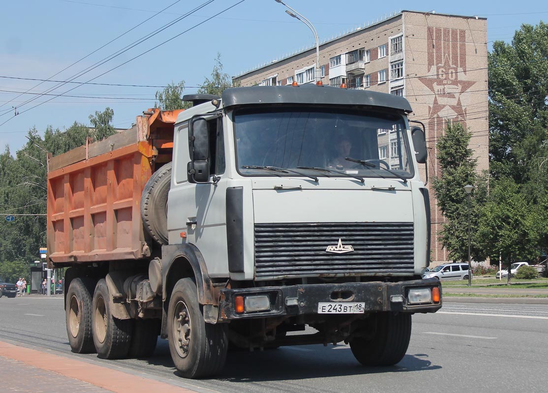Удмуртия, № Е 243 ВТ 18 — МАЗ-551605