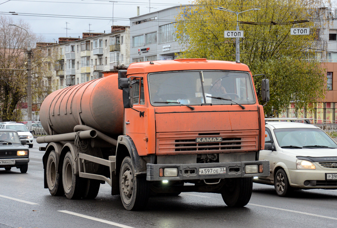 Владимирская область, № А 597 ОЕ 33 — КамАЗ-53215-15 [53215R]