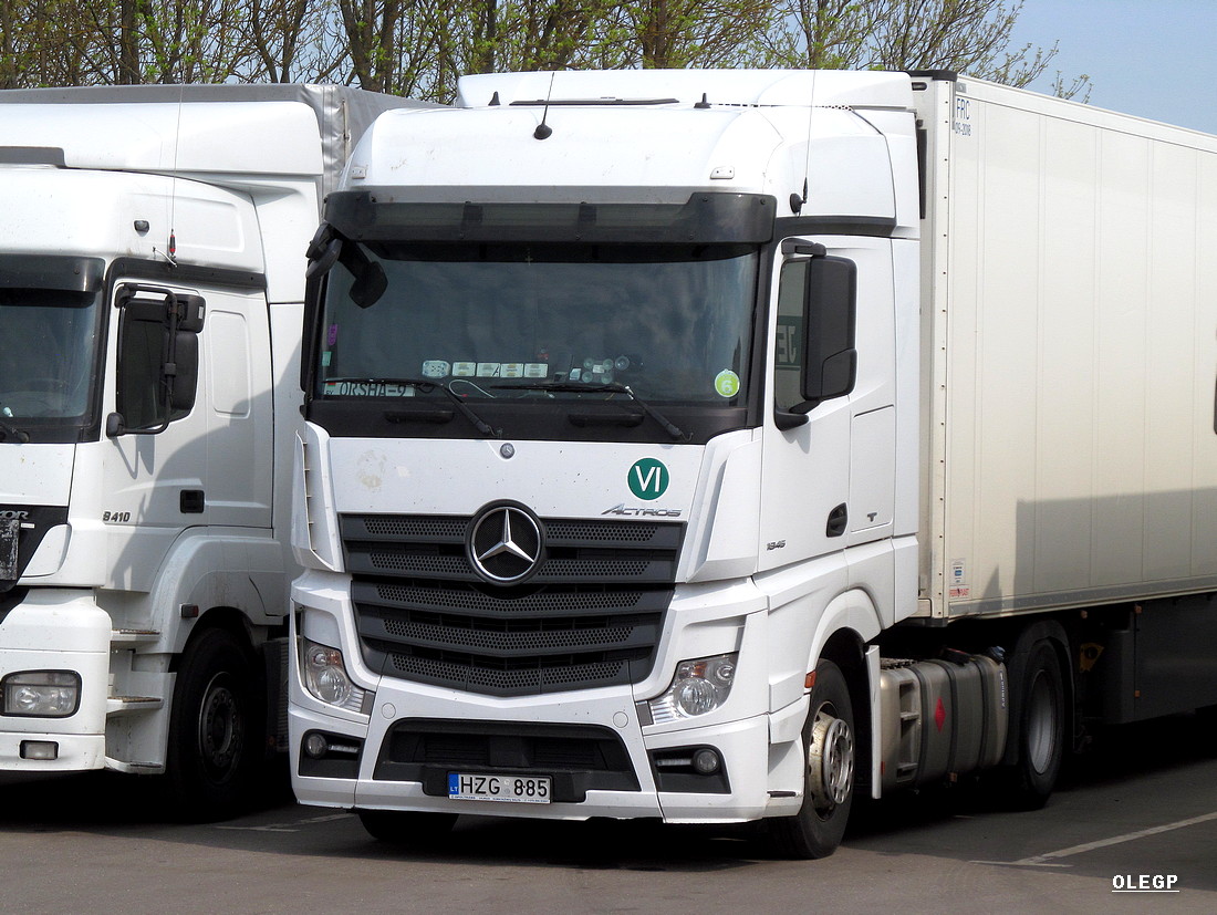 Литва, № HZG 885 — Mercedes-Benz Actros ('2011) 1845