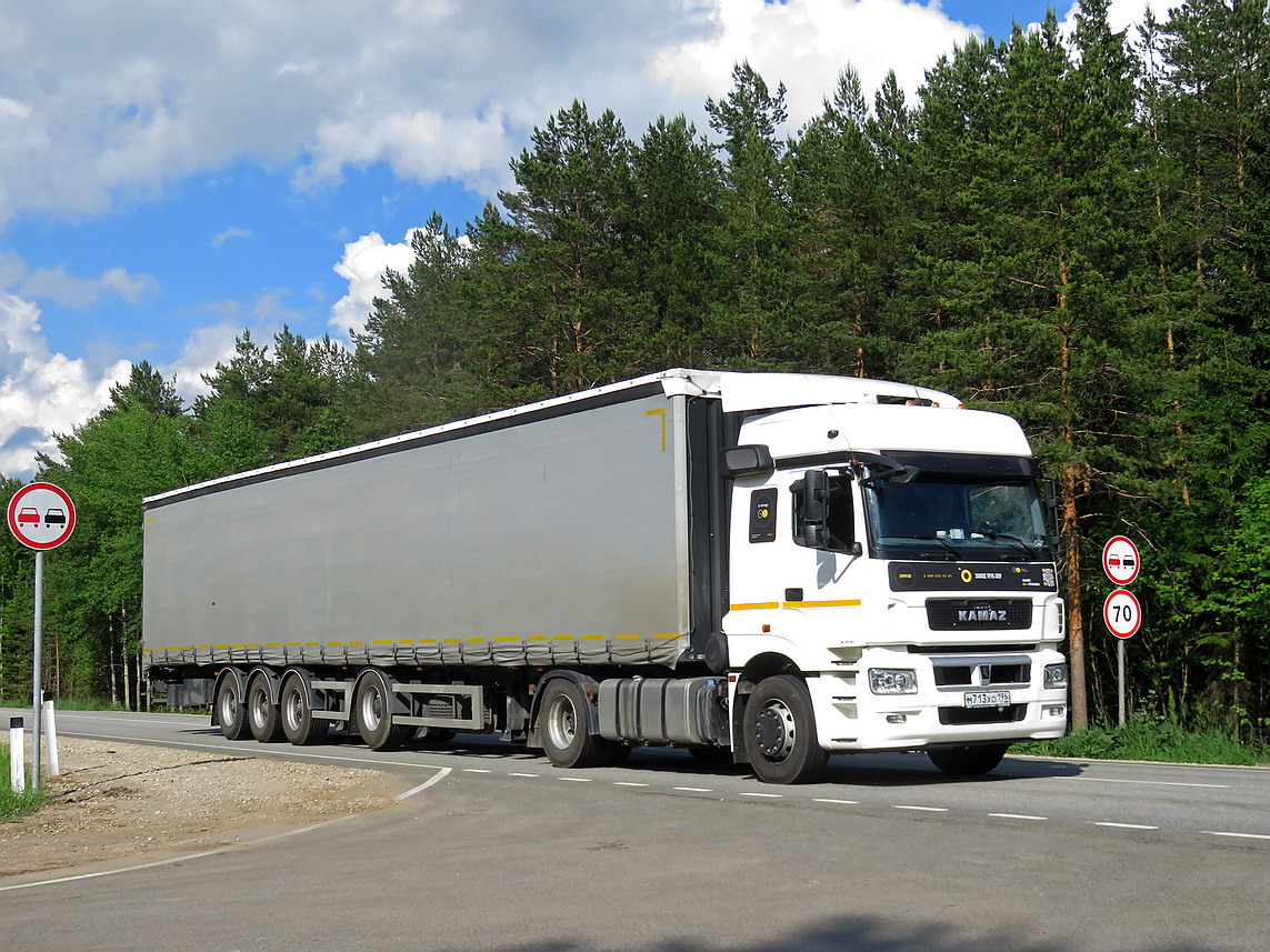 Свердловская область, № М 713 ХО 196 — КамАЗ-5490-S5(87)
