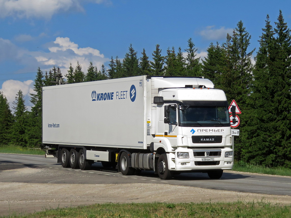 Москва, № В 384 ВМ 797 — КамАЗ-5490-S5(87)