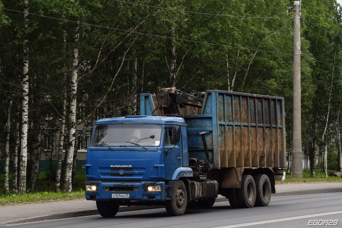 Архангельская область, № О 929 ВН 29 — КамАЗ-65117-N3(78)
