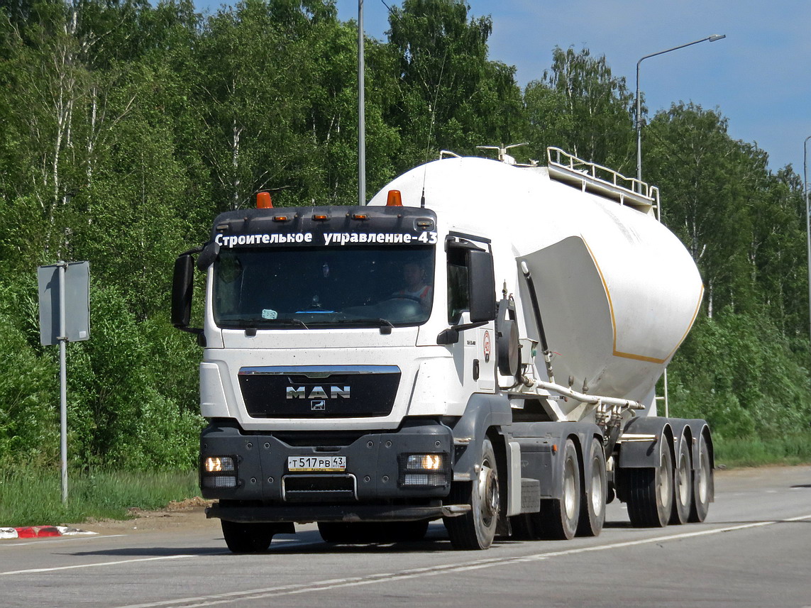 Кировская область, № Т 517 РВ 43 — MAN TGS 33.480