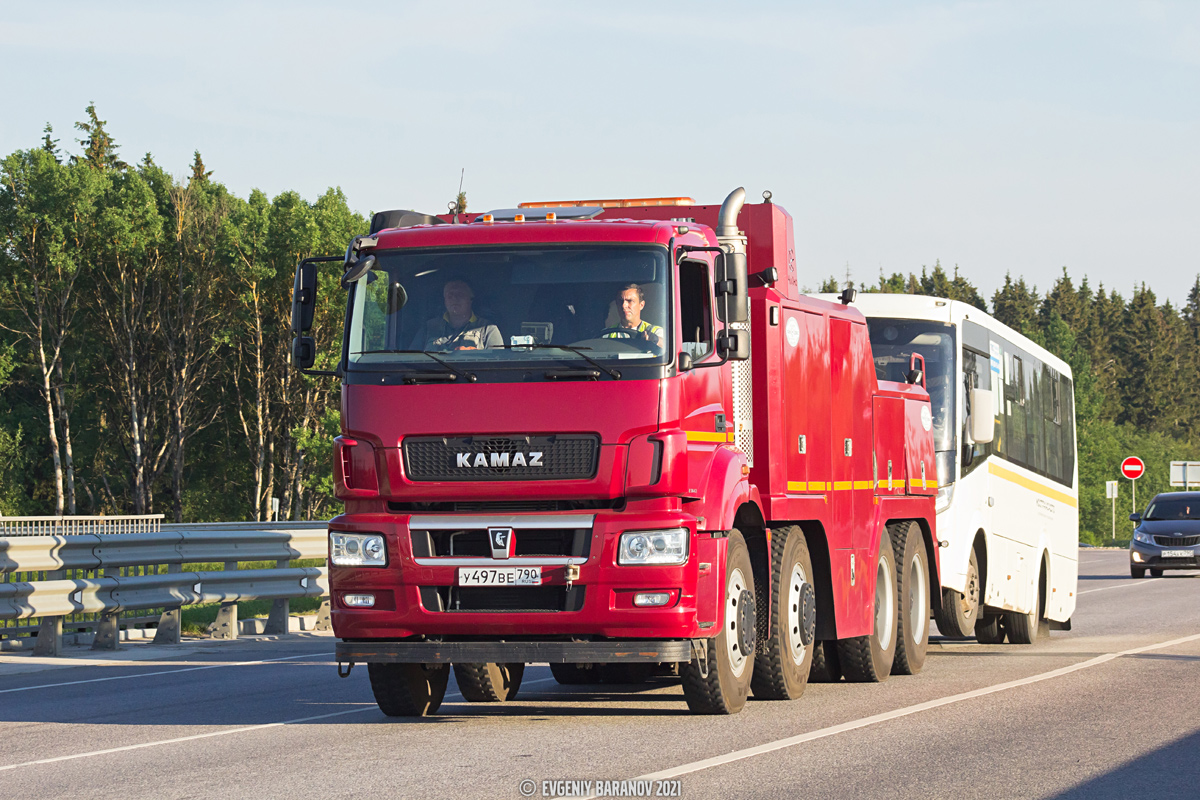Московская область, № У 497 ВЕ 790 — КамАЗ-65801-T5(68)