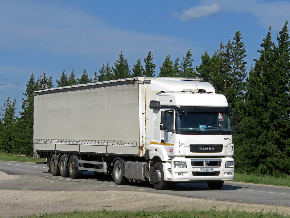 Коми, № Р 878 НН 11 — КамАЗ-5490-S5(87)