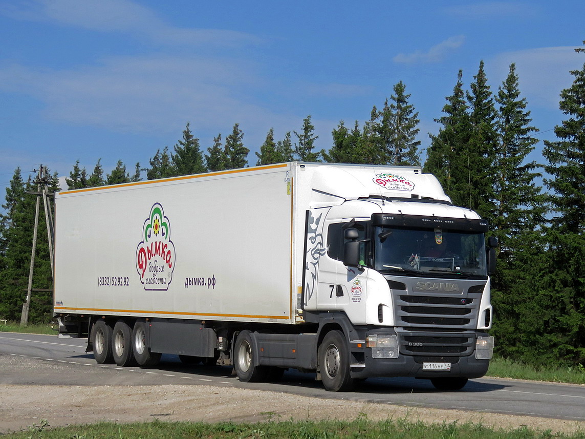 Кировская область, № С 116 НУ 43 — Scania ('2009) G380