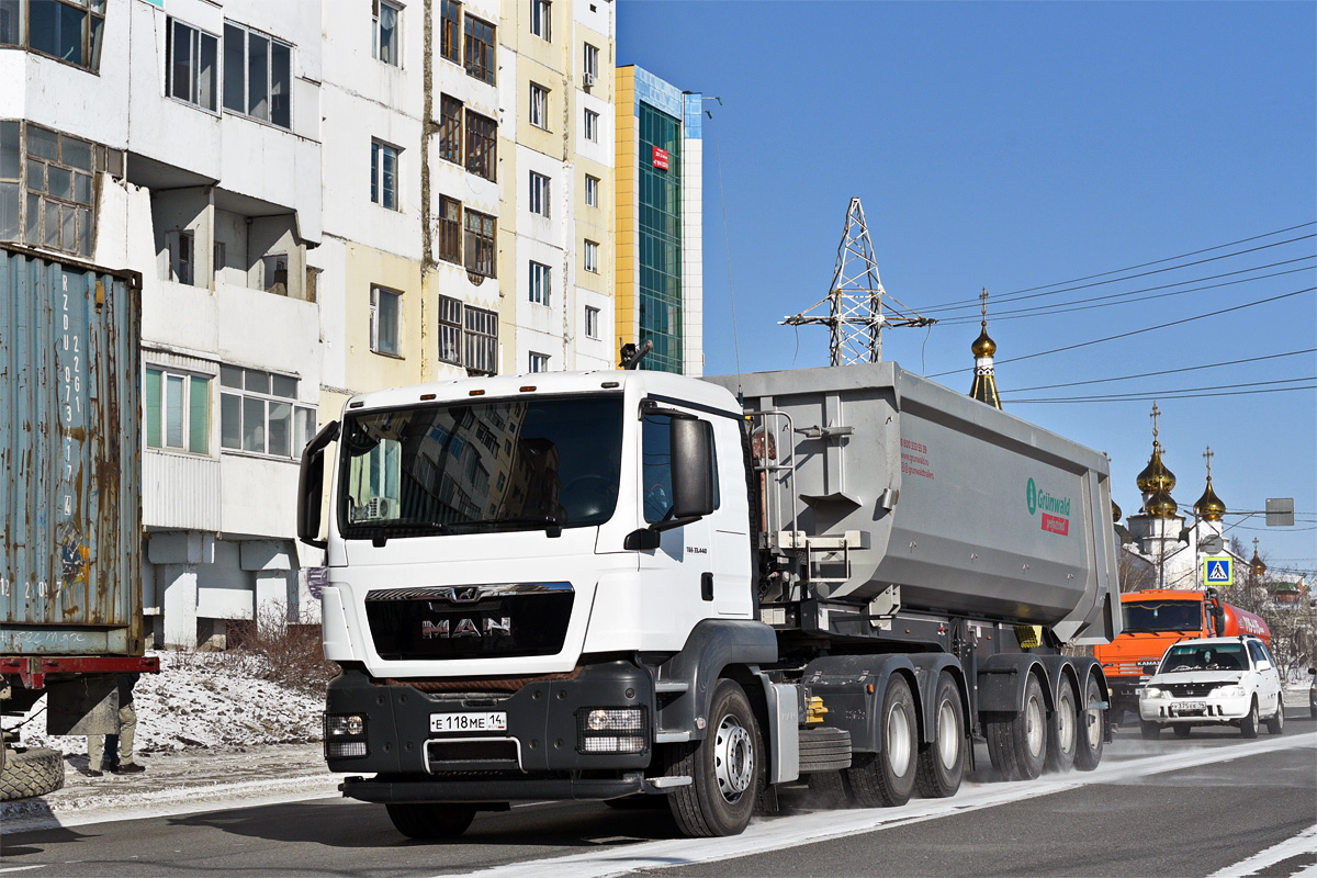 Саха (Якутия), № Е 118 МЕ 14 — MAN TGS 33.440