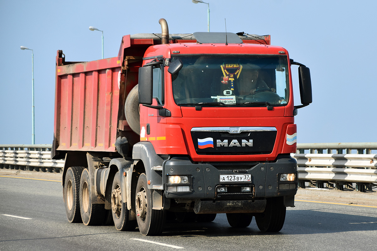 Ивановская область, № А 123 ВУ 37 — MAN TGS 41.400