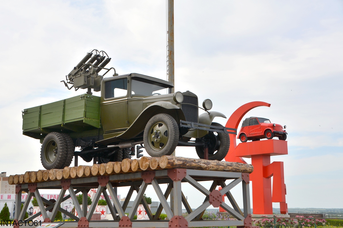 Ростовская область, № (61) Б/Н 0055 — ГАЗ-АА; Техника на постаментах, памятники (Ростовская область); Транспортные средства без номеров (Ростовская область)