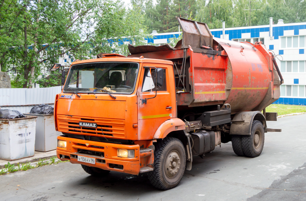 Свердловская область, № Х 106 КУ 96 — КамАЗ-53605-D3(97)