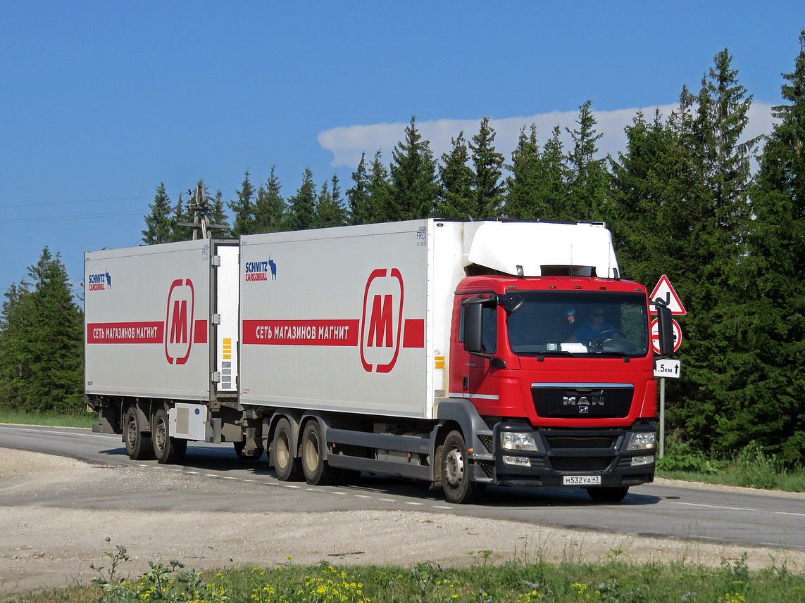 Кировская область, № М 532 УА 43 — MAN TGS 28.360