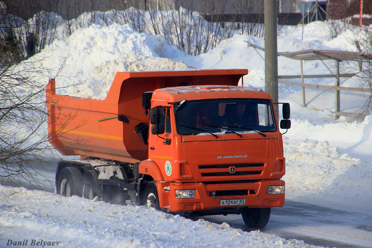 Ненецкий автономный округ, № А 124 ВС 83 — КамАЗ-65115-L4(19)