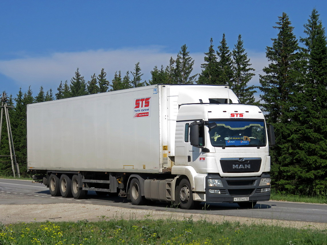 Омская область, № У 733 АЕ 55 — MAN TGS 19.400