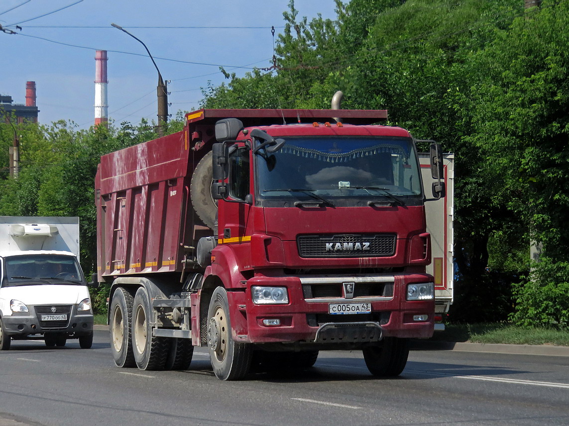 Кировская область, № С 005 ОА 43 — КамАЗ-6580-S5(87)