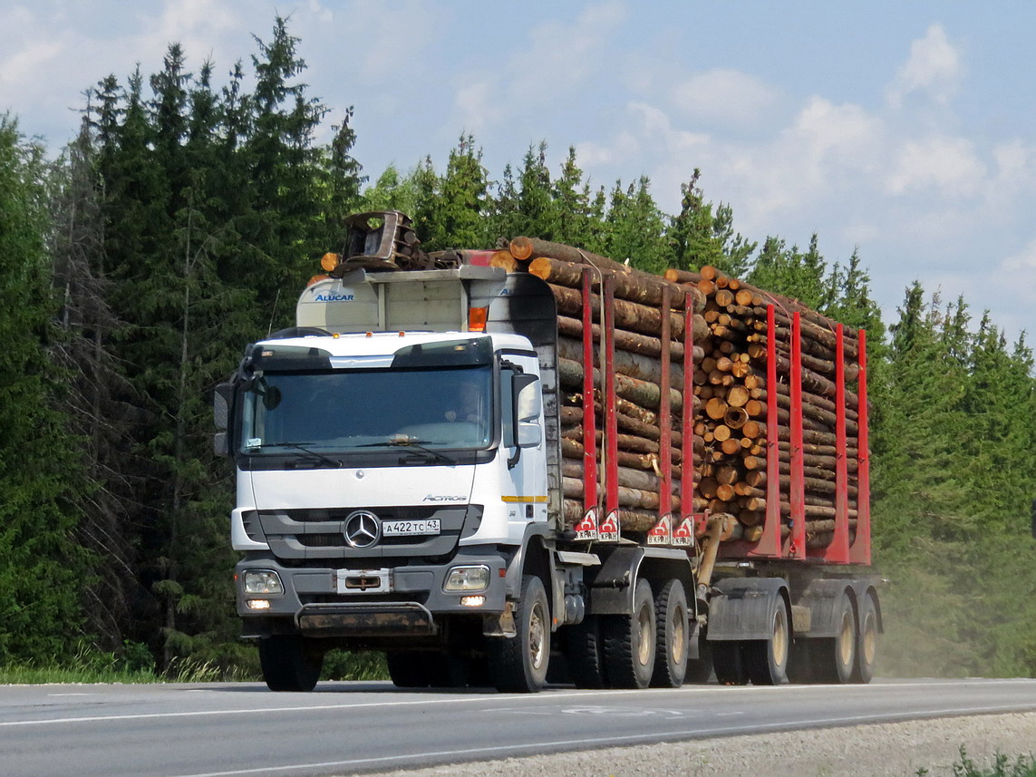 Кировская область, № А 422 ТС 43 — Mercedes-Benz Actros ('2009) 3346