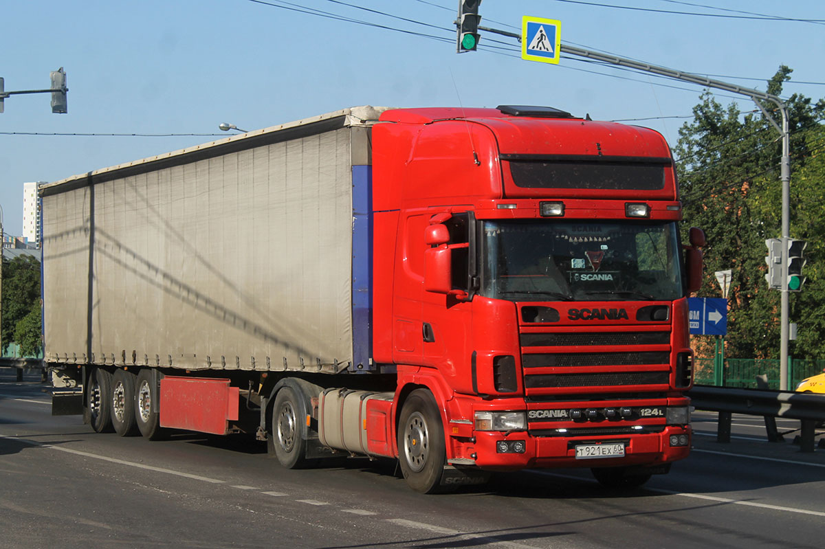 Псковская область, № Т 921 ЕХ 60 — Scania ('1996) R124L