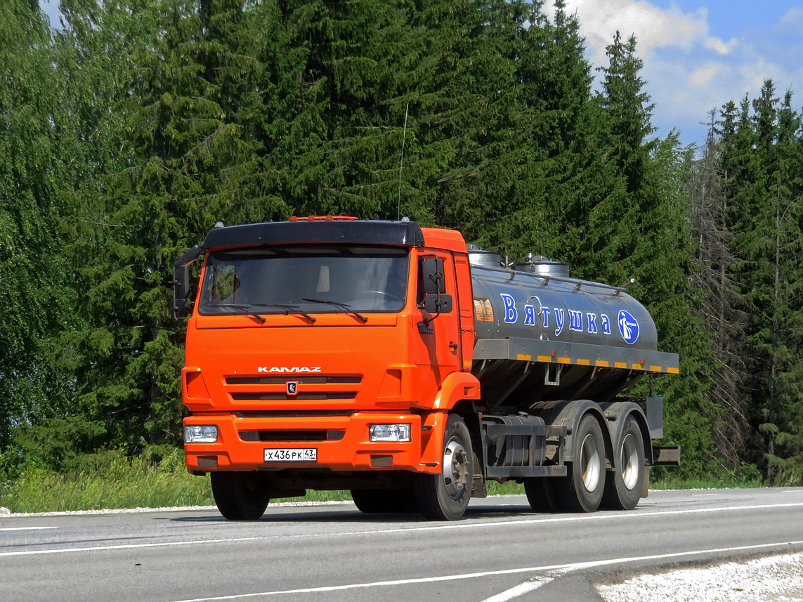 Кировская область, № Х 436 РК 43 — КамАЗ-65115-A5(48)