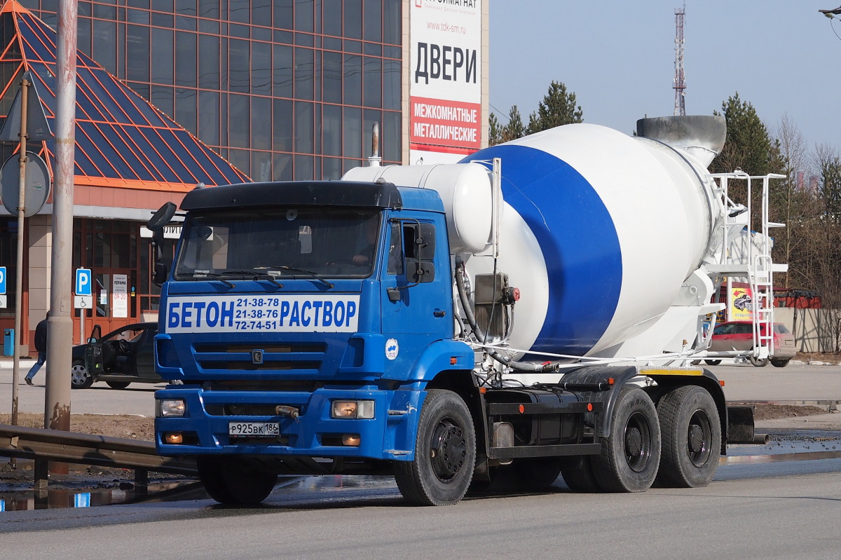 Ханты-Мансийский автоном.округ, № Р 925 ВК 186 — КамАЗ-6520-A4(23)