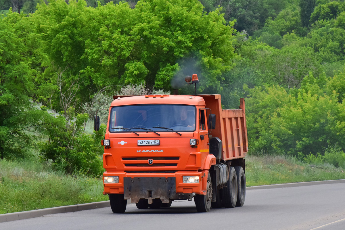 Волгоградская область, № В 312 ВУ 134 — КамАЗ-65115-L4(19)