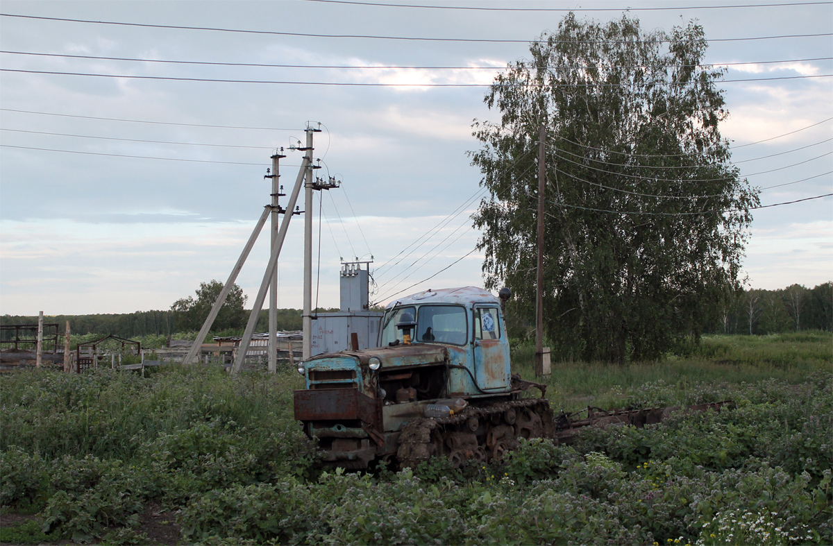 Новосибирская область, № (54) Б/Н СТ 0002 — ДТ-75М (ПТЗ); Новосибирская область — Спецтехника с нечитаемыми на фото номерами