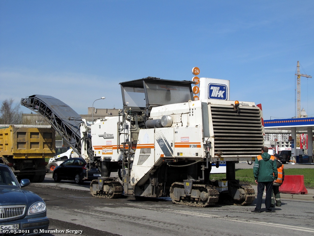 Санкт-Петербург, № (78) Б/Н СТ 0007 — Wirtgen W 2100; Санкт-Петербург — Спецтехника с нечитаемыми на фото номерами