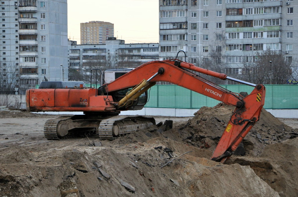Москва, № 8092 ВУ 77 — Hitachi ZX300 (общая модель)