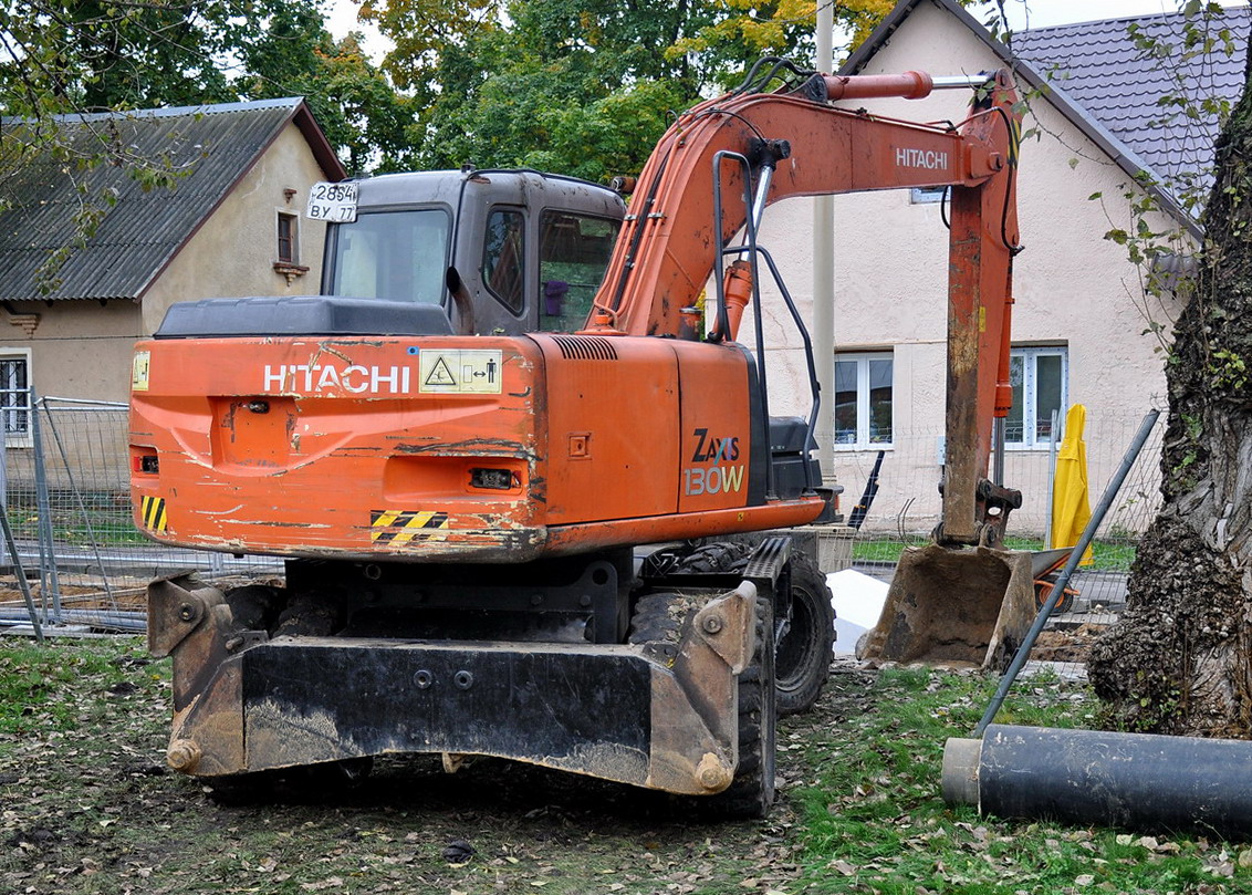 Москва, № 2854 ВУ 77 — Hitachi ZX130W (общая модель)