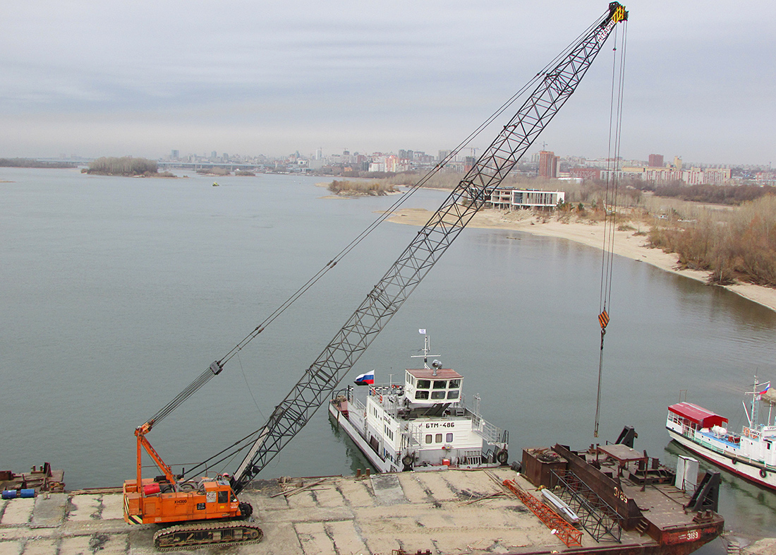 Новосибирская область, № (54) Б/Н СТ 0019 — Hitachi (общая модель); Новосибирская область — Спецтехника с нечитаемыми на фото номерами