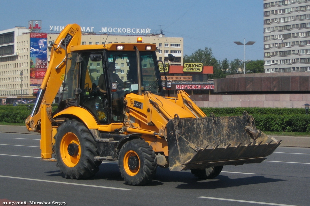 Санкт-Петербург, № (78) Б/Н СТ 0035 — JCB 3CX; Санкт-Петербург — Спецтехника с нечитаемыми на фото номерами