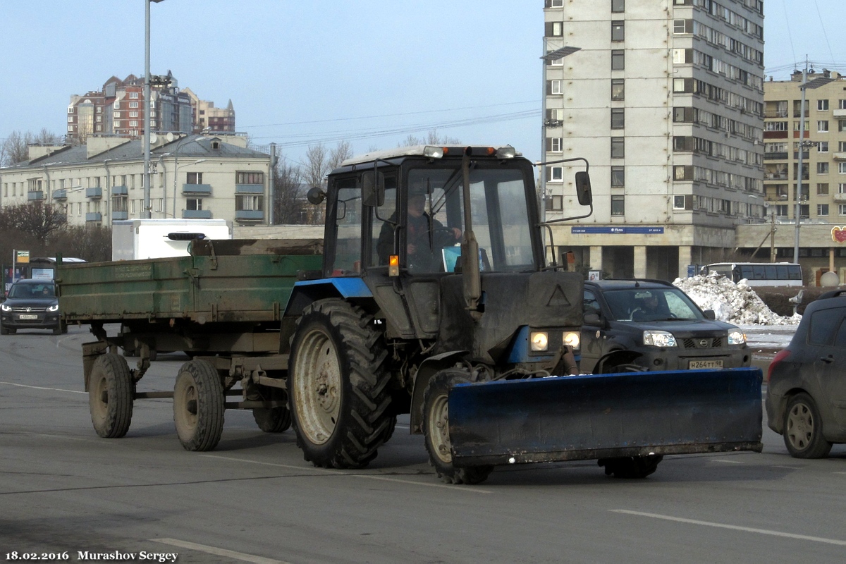 Санкт-Петербург, № 8654 РУ 78 — Беларус-82.1