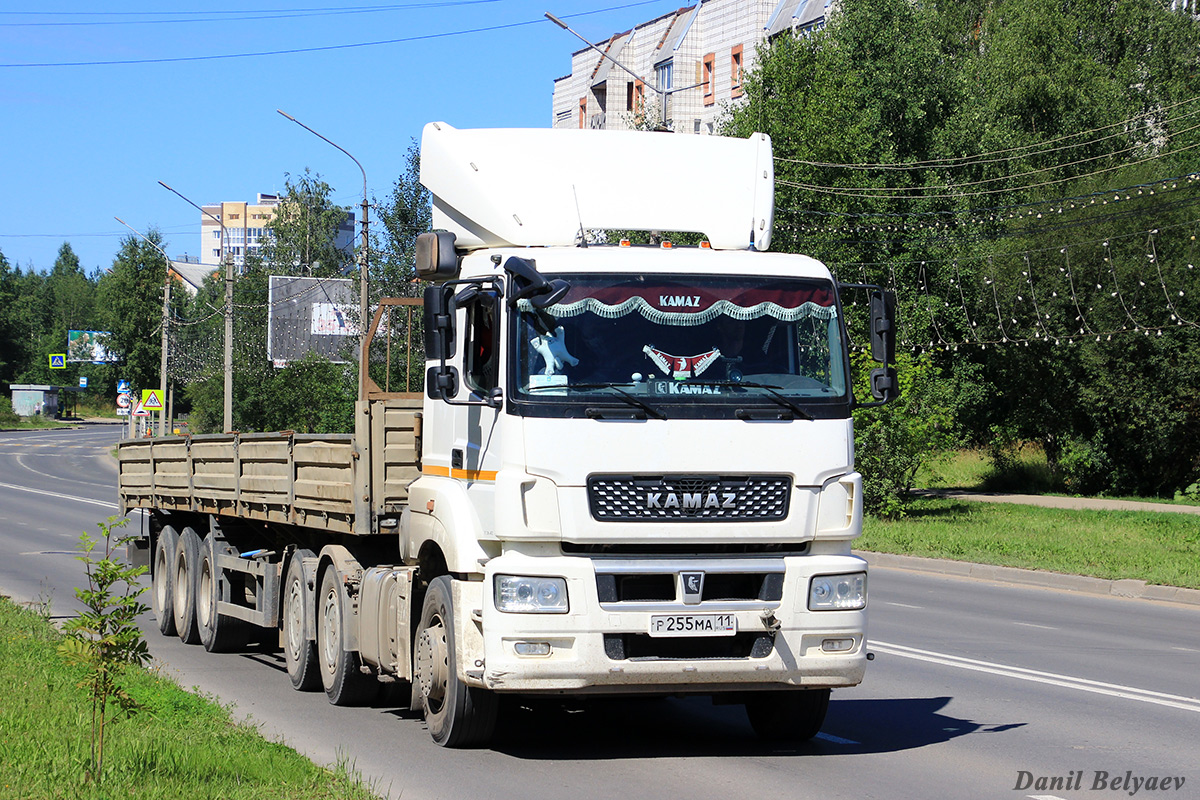 Коми, № Р 255 МА 11 — КамАЗ-65206-T5(68)
